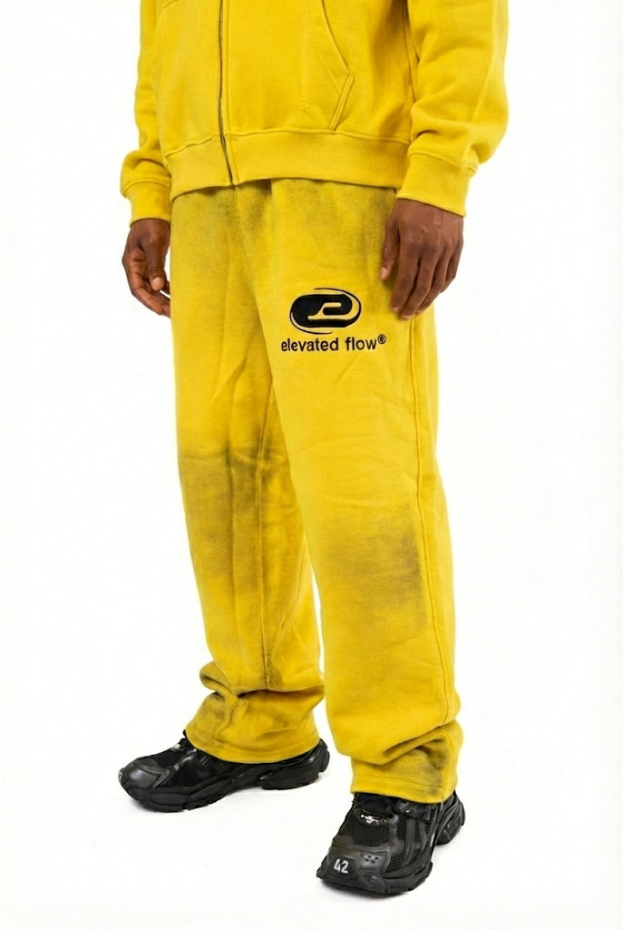 Elevated Flow Yellow Essential Sweatsuits