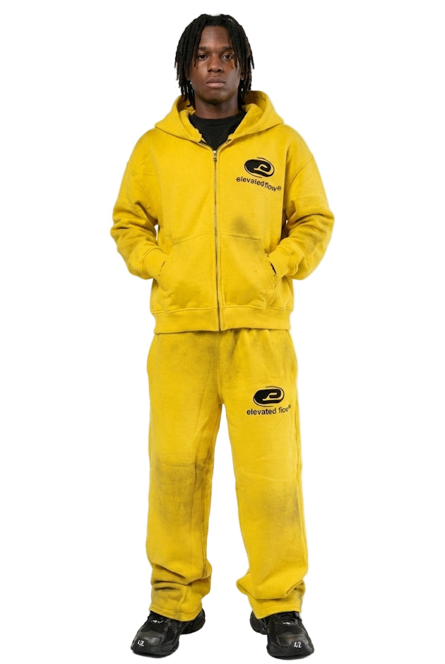 Elevated Flow Yellow Essential Sweatsuit