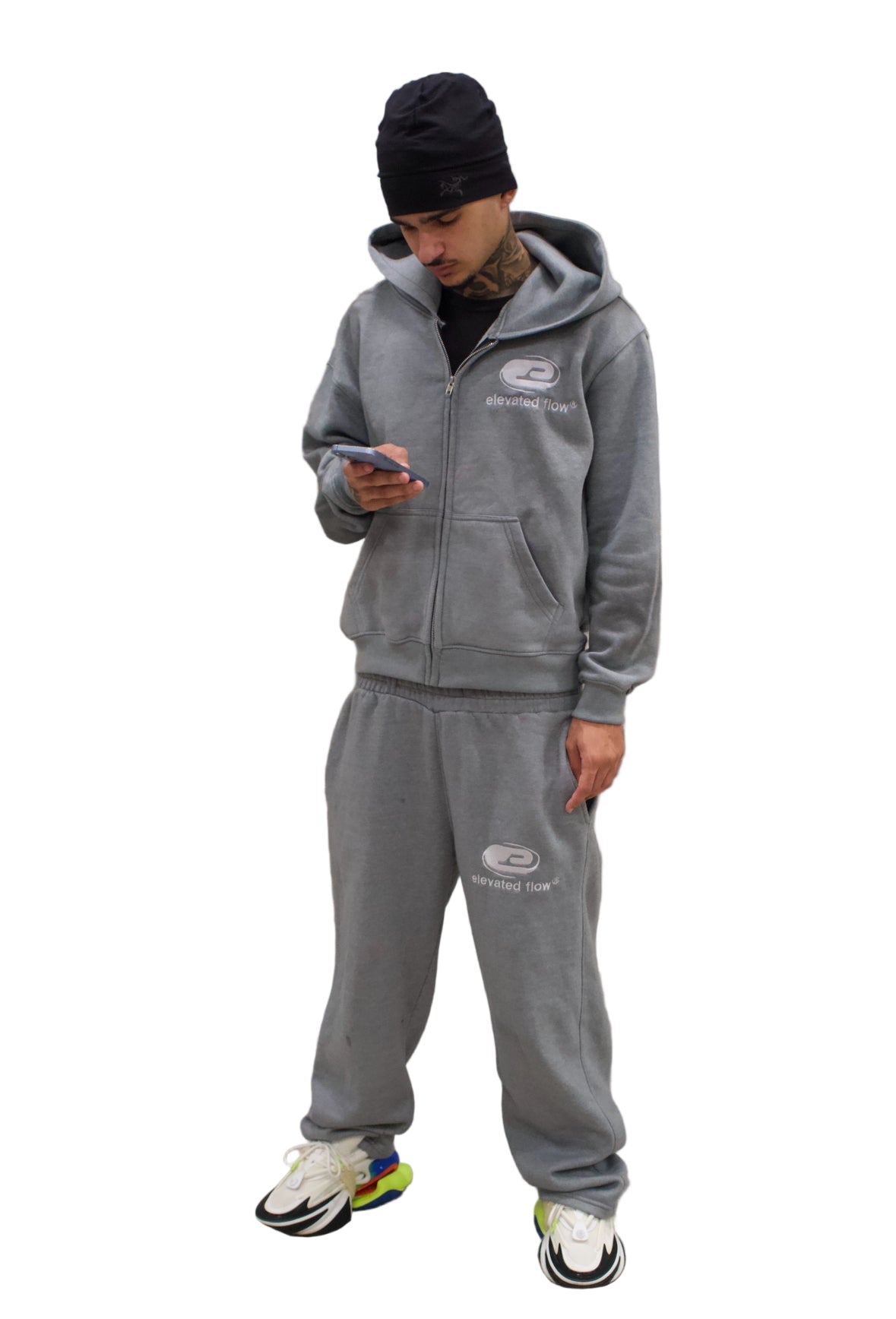 Elevated Flow Grey Essential Sweatpants